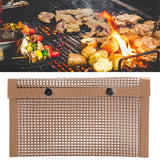 Non‑Stick Barbecue Baking Grilling PTFE Bag Heat‑Resistant Reusable Mesh for Picnic