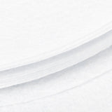 Felt Dish Protection Pad AntiFriction Storage Separator Insulation Mat Food Plate Porcelain Divider(White 48PCS)