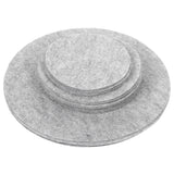 Soft Felt Plate Dividers Pan Separator Pads Cookware Bakeware Dish Pot Stacking ProtectorsGray 48PCS In Australia - Darrahopens
