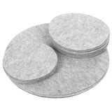Soft Felt Plate Dividers Pan Separator Pads Cookware Bakeware Dish Pot Stacking ProtectorsGray 48PCS In Australia - Darrahopens