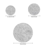 Soft Felt Plate Dividers Pan Separator Pads Cookware Bakeware Dish Pot Stacking ProtectorsGray 48PCS