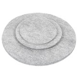 Soft Felt Plate Dividers Pan Separator Pads Cookware Bakeware Dish Pot Stacking ProtectorsGray 24PCS In Australia - Darrahopens