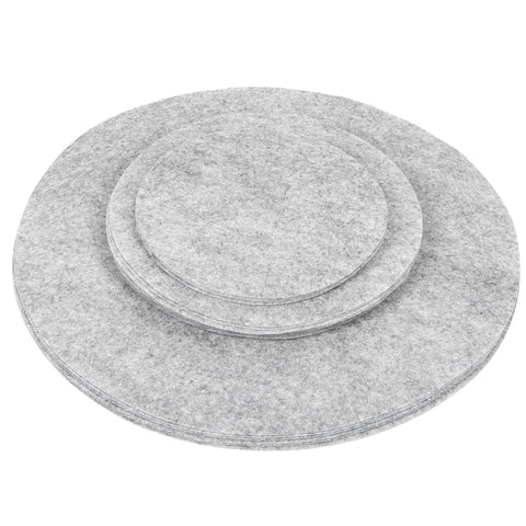 Soft Felt Plate Dividers Pan Separator Pads Cookware Bakeware Dish Pot Stacking ProtectorsGray 24PCS In Australia - Darrahopens