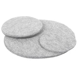 Soft Felt Plate Dividers Pan Separator Pads Cookware Bakeware Dish Pot Stacking ProtectorsGray 24PCS In Australia - Darrahopens