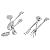Stylish Tableware Storage Holder Rack Stainless Steel Fork Spoon Kitchen Tableware Set
