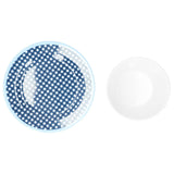 Imitation Porcelain Plate Bowl Set Fruit Salad Dessert Dish Tableware for Kitchen