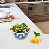 Imitation Porcelain Plate Bowl Set Fruit Salad Dessert Dish Tableware for Kitchen