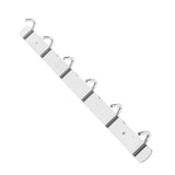 Stainless Steel Towel Hook Storage Rack Hanger with 6 Hooks for Kitchen Living Room Supplies