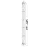 Stainless Steel Towel Hook Storage Rack Hanger with 6 Hooks for Kitchen Living Room Supplies