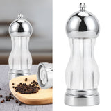 Salt Pepper Grinder Manual Seasoning Mill Shaker Round Acrylic Spice Jars Kitchen UtensilsSmall