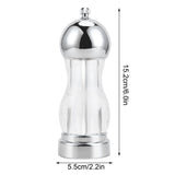 Salt Pepper Grinder Manual Seasoning Mill Shaker Round Acrylic Spice Jars Kitchen UtensilsSmall