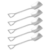 5pcs Dessert Coffee Spoons 304 Stainless Steel Ice Cream Dessert Cake Spoons SetShovel Spoon In Australia - Darrahopens
