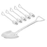 5pcs Dessert Coffee Spoons 304 Stainless Steel Ice Cream Dessert Cake Spoons SetSpoon