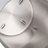 Coffee Latte Cup Thicken 304 Stainless Steel Measuring cup Milk Frothing Jug with Scale Cover500ml with Cover