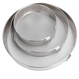 3Pcs Flour Sieve Set 304 Stainless Steel Round Flour Powder Filter Sifter Baking Utensil In Australia - Darrahopens