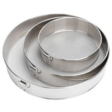 3Pcs Flour Sieve Set 304 Stainless Steel Round Flour Powder Filter Sifter Baking Utensil In Australia - Darrahopens