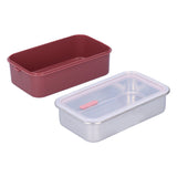 304 Stainless Steel Lunch Box Rectangular Insulated Portable Bento Box with HandleSingle Layer 700ml In Australia - Darrahopens
