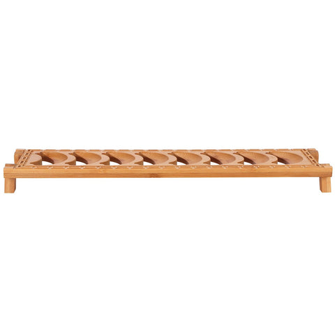 Bamboo Teacup Holder Shelf Tea Cup Draining Rack Organizer Tea Ceremony Accessories8 Grid