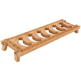 Bamboo Teacup Holder Shelf Tea Cup Draining Rack Organizer Tea Ceremony Accessories6 Grid