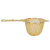 Copper Tea Infuser Strainer Reusable Loose Leaf Teapot Filter with Long Handle for Tea Maker In Australia - Darrahopens