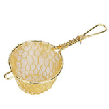 Copper Tea Infuser Strainer Reusable Loose Leaf Teapot Filter with Long Handle for Tea Maker In Australia - Darrahopens