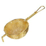 Tea Infuser Strainer Hand Made Copper Reusable Teapot Filter with Long Handle for Tea Maker In Australia - Darrahopens