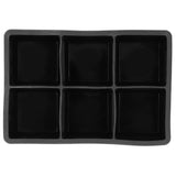 6-Grid Large Ice Cubes Maker Square Ice Cubes Tray Silicone Ice Mold Party Bar Accessories In Australia - Darrahopens