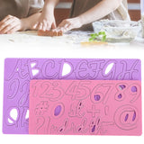 Cake Embossing Mold Alphabet Number Fondant Cake Embosser Decoration Baking Tool In Australia - Darrahopens