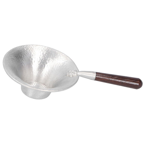Tea Strainer Innovative Tea Leaf Infuser Filter Brewing Device for Home Office UseBlack Sandalwood Handle In Australia - Darrahopens