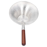 Tea Strainer Innovative Tea Leaf Infuser Filter Brewing Device for Home Office UseRed Wood Handle
