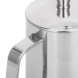 600ml Coffee Drip Kettle 304 Stainless Steel Slender Spout Thicken Coffee Pot with Cover
