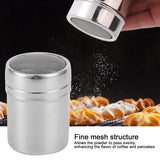 Stainless Steel Fine Mesh Powder Shaker Chocolate Coffee Sifter for Kitchen Baking CookingS