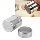 Stainless Steel Fine Mesh Powder Shaker Chocolate Coffee Sifter for Kitchen Baking CookingL