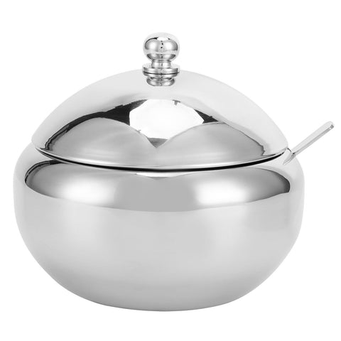 Seasoning Box 304 Stainless Steel Sugar Salt Bowl Container Household Supplies with Lid SpoonL In Australia - Darrahopens
