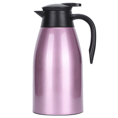 2L Large Capacity Insulated Hot Water Pot Inner Stainless Steel Thermal Coffee BottlePurple 2L In Australia - Darrahopens