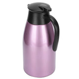 2L Large Capacity Insulated Hot Water Pot Inner Stainless Steel Thermal Coffee BottlePurple 2L In Australia - Darrahopens