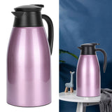 2L Large Capacity Insulated Hot Water Pot Inner Stainless Steel Thermal Coffee BottlePurple 2L In Australia - Darrahopens