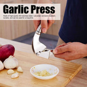 Manual Garlic Press Mincer 304 Stainless Steel Garlic Chopper Squeezer Kitchen Utensils