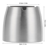 Ashtray Stainless Steel Windproof Smoking Cone Ash Tray Household Cigarette AccessoryS