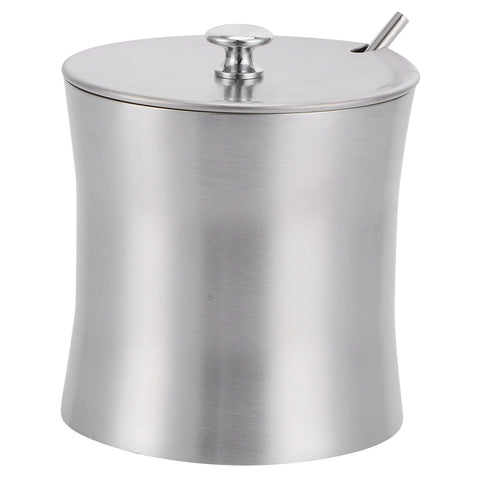 Stainless Steel Seasoning Pot Can Spice Condiment Bottle Pot Jar with Cover Spoon In Australia - Darrahopens