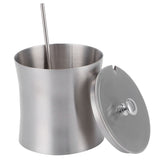 Stainless Steel Seasoning Pot Can Spice Condiment Bottle Pot Jar with Cover Spoon