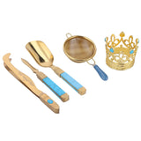 Tea Ceremony Set 304 Stainless Steel Tea Spoon Needle Clip Filter Kit Kung Fu Tea Accessory Gold In Australia - Darrahopens