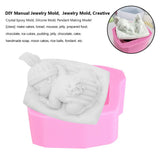 Sleeping Baby Shape Mold Silicone Soap Mold for Fondant Cake Decorating Baking DIY Tool