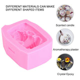 Sleeping Baby Shape Mold Silicone Soap Mold for Fondant Cake Decorating Baking DIY Tool