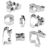 8Pcs Cookies Cutter Set Large Size Christmas Biscuits Mold Cutting Tool Baking Accessories In Australia - Darrahopens