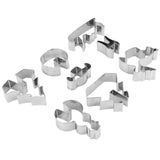 8Pcs Cookies Cutter Set Large Size Christmas Biscuits Mold Cutting Tool Baking Accessories