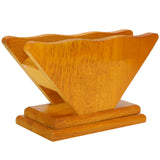Coffee Filter Paper Holder Countertop Reusable V shaped Wooden Storage Container Dispenser In Australia - Darrahopens