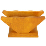 Coffee Filter Paper Holder Countertop Reusable V shaped Wooden Storage Container Dispenser In Australia - Darrahopens