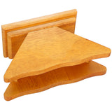 Coffee Filter Paper Holder Countertop Reusable V shaped Wooden Storage Container Dispenser