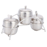 304 Stainless Steel Condiment Pot Spice Container Salt Sugar Box Storage Spice Rack Set In Australia - Darrahopens